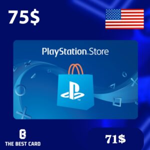 بطاقة بلايستيشن 75$ ستور امريكي