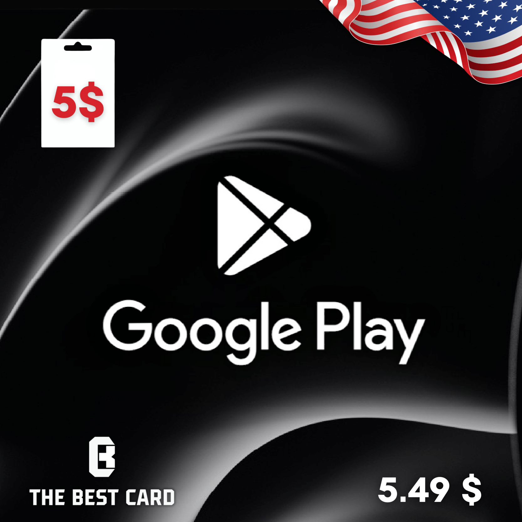 قوقل بلي 5$ امريكي
